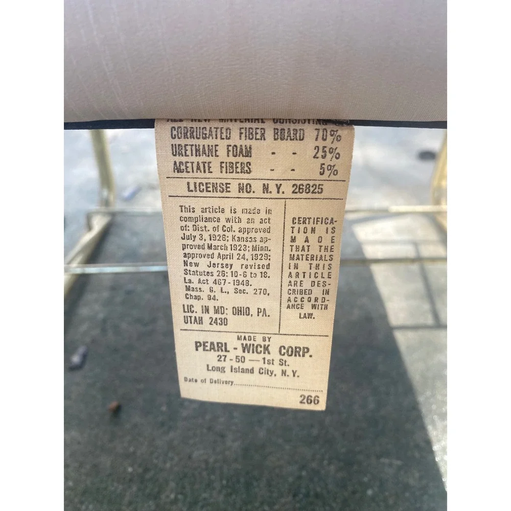 Vintage Pearl-Wick Valet Chair Mid Century Modern Brass Wood Suit‎ Stand Rack